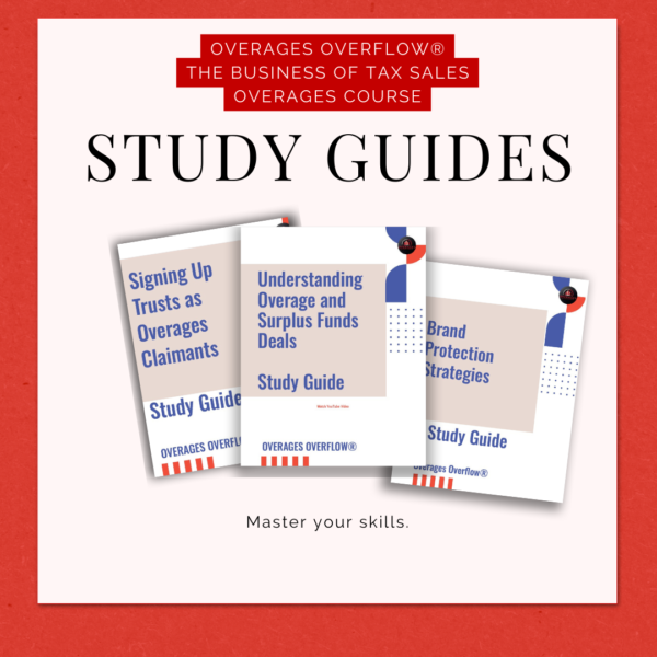 Overages Overflow® Course Study Guides